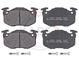 Колодки тормозные задние дисковые к-кт для Citroen Saxo 1996-1999 новый