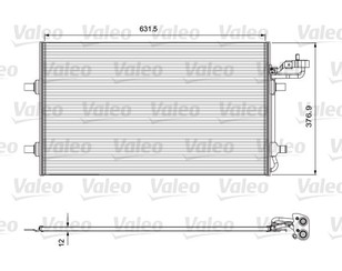 Радиатор кондиционера (конденсер) для Volvo C30 2006-2013 новый