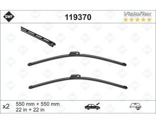 Щетки стеклоочистителя (к-кт) бескаркасная для Mercedes Benz W203 2000-2006 новый