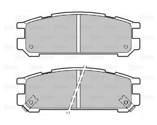 Колодки тормозные задние дисковые к-кт для Subaru SVX 1992-1997 новый