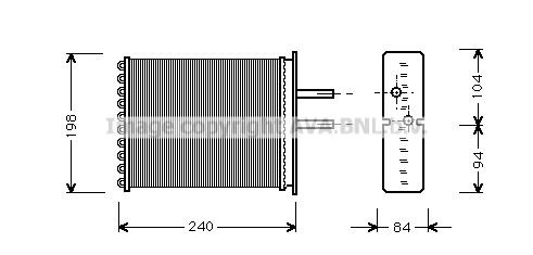 Радиатор отопителя