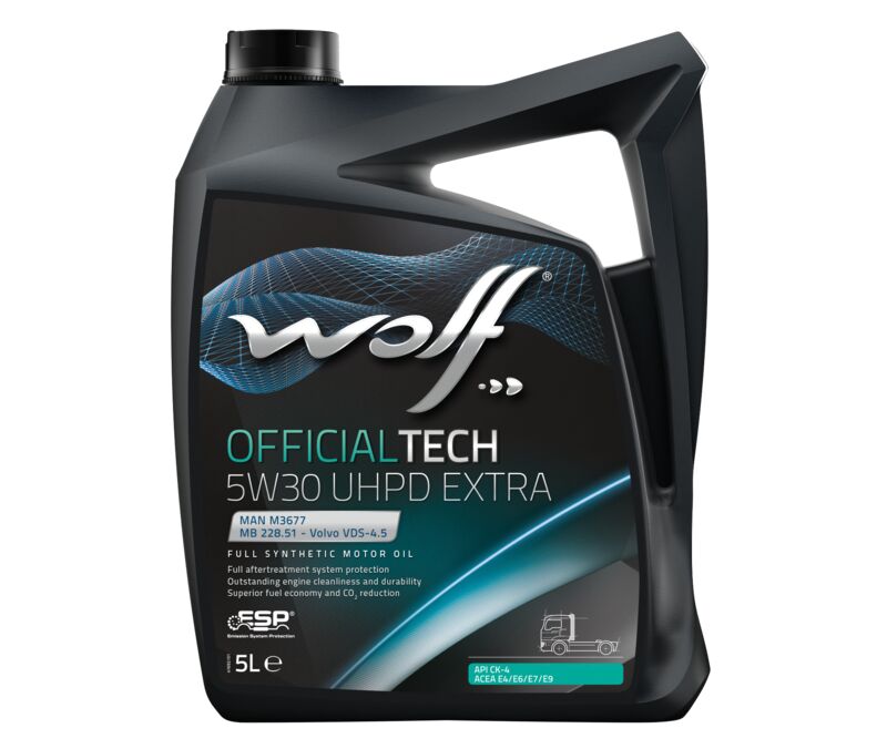 Масло WOLF OFFICIALTECH 5W30 UHPD EXTRA 5L купить в ЕвроАвто