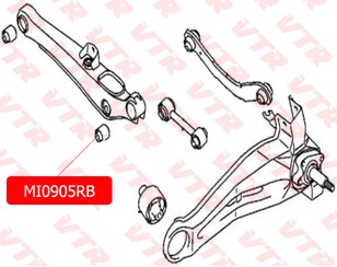 Сайлентблок заднего рычага наружный для Mitsubishi Lancer (CS/Classic) 2003-2008 новый