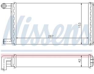 Радиатор отопителя для Mercedes Benz G-Class W460 1979-1993 новый