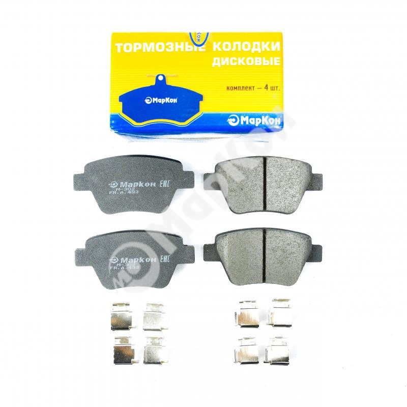 Колодки тормозные (Сзади) Audi A3 03-13 / Skoda Octavia 04-13