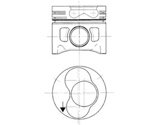 Поршень для Audi A6 [C5] 1997-2004 новый