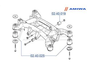 Сайлентблок задней балки для BMW X5 E53 2000-2007 новый