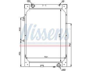 Радиатор основной для MAN 2-Serie F90 1986-1997 новый