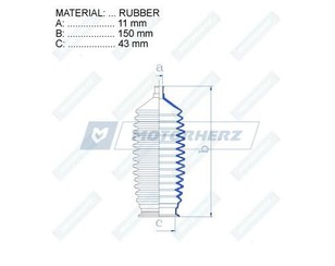 Пыльник рулевой тяги (к-кт) для Citroen Berlingo (M59) 2002-2012 новый