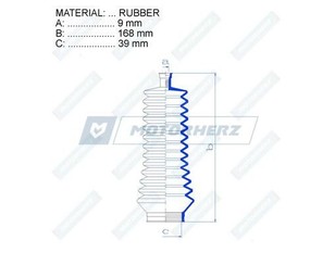 Пыльник рулевой рейки для Renault Kangoo 1997-2003 новый