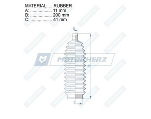 Пыльник тяги с г/у для Mitsubishi Carisma (DA) 1995-1999 новый