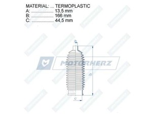 Пыльник рулевой рейки для Renault Modus 2004-2012 новый