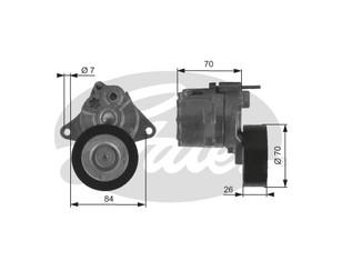 Ролик руч.ремня с кронштейном для Mercedes Benz W202 1993-2000 новый