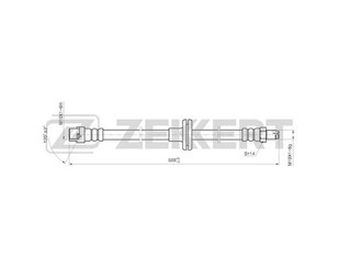 Шланг тормозной передний для BMW X5 E53 2000-2007 новый