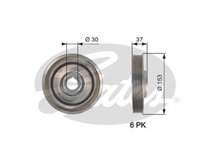 Шкив коленвала для Ford Kuga 2008-2012 новый