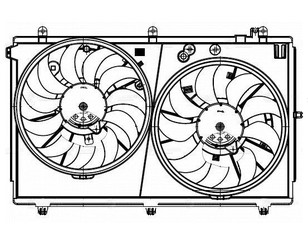 Вентилятор радиатора для Mitsubishi Outlander (GF) 2012> новый