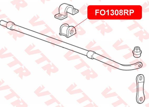 Втулка (сайлентблок) заднего стабилизатора
