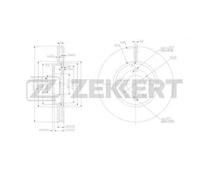 Диск тормозной передний вентилируемый для Chevrolet Orlando 2011-2015 новый