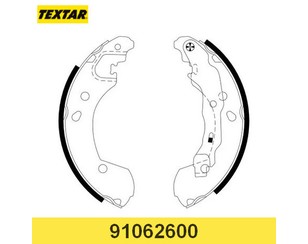 Колодки барабанные к-кт для Renault Modus 2004-2012 новый