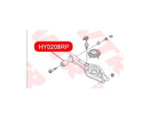Сайлентблок заднего попер. рычага для Hyundai i30 2012-2017 новый