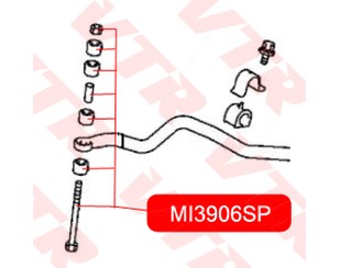Стойка переднего стабилизатора для Mitsubishi Lancer 1984-1989 новый