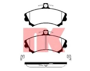 Колодки тормозные передние к-кт для Mitsubishi Colt (Z3) 2003-2012 новый