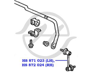 Стойка заднего стабилизатора правая для Honda CR-V 1996-2002 новый