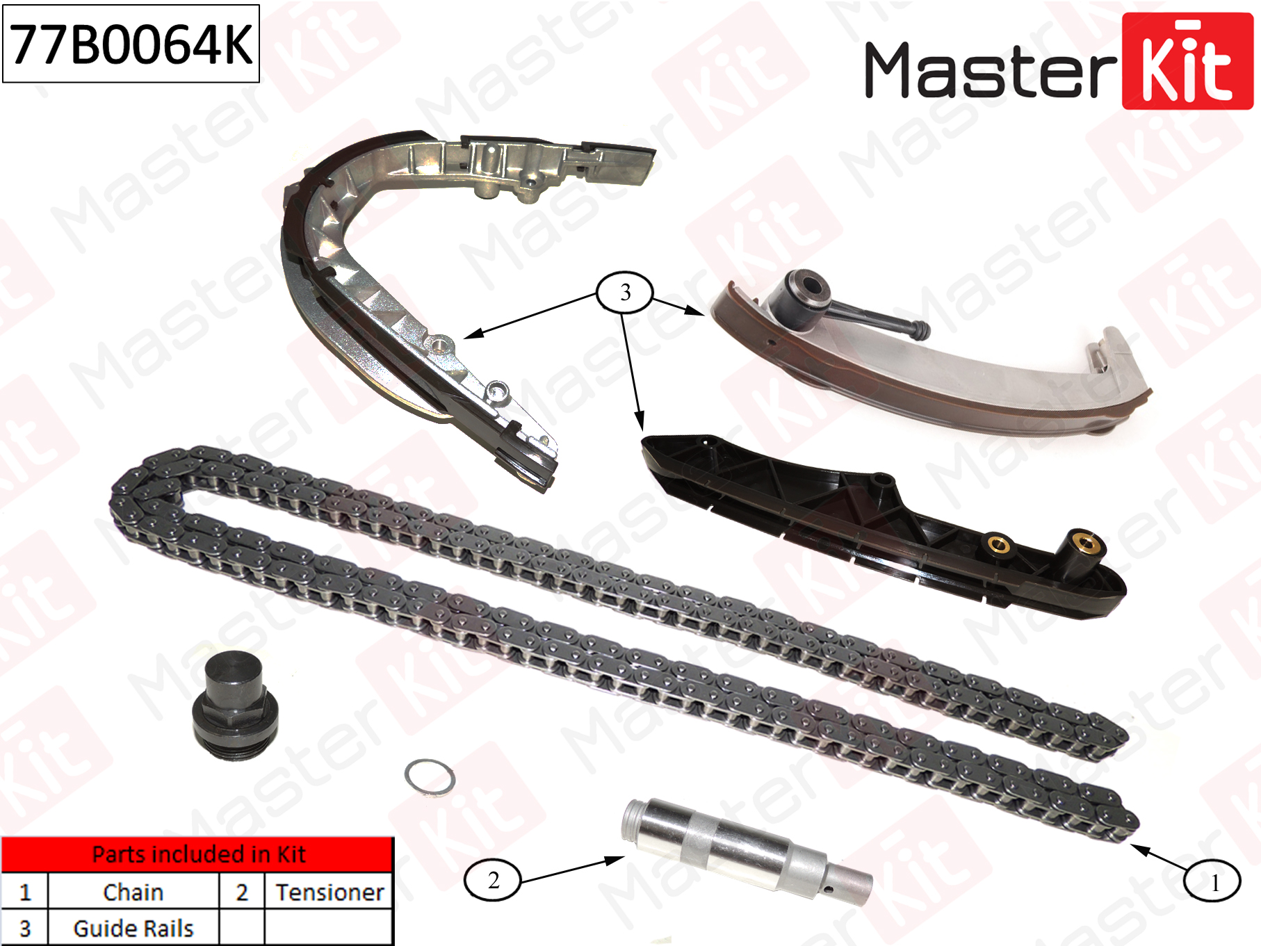 Masterkit цепь грм. Цепь ГРМ MASTERKIT 77b0032fk. Цепь ГРМ MASTERKIT 77b0038k. Комплект ГРМ BMW m62. 77b0004k комплект цепи ГРМ Master Kit.