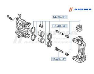 Р/к переднего суппорта для Honda CR-V 2007-2012 новый