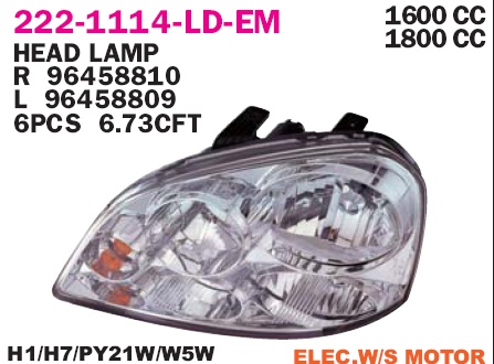 222-1114L-LD-EM Depo от 6505 руб. для Chevrolet Lacetti 2003-2013 в Москве