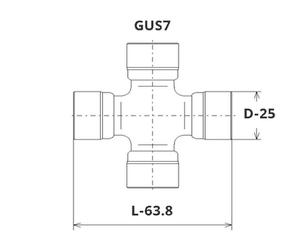 Крестовина карданного вала для Mitsubishi L300 1981-1986 новый