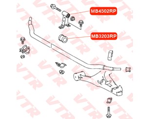 Втулка (сайлентблок) стойки стабилизатора для Mercedes Benz W163 M-Klasse (ML) 1998-2004 новый