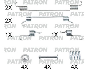 Установочный к-кт задних колодок для Suzuki SX4 2006-2013 новый