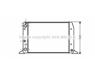 Радиатор основной для Audi 80/90 [B2] >1986 новый