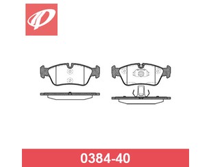 Колодки тормозные передние к-кт для BMW 3-serie E46 1998-2005 новый