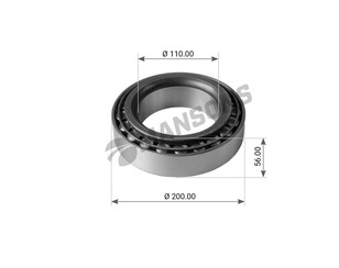 Подшипник ступицы 110 для BPW SH 1995> новый