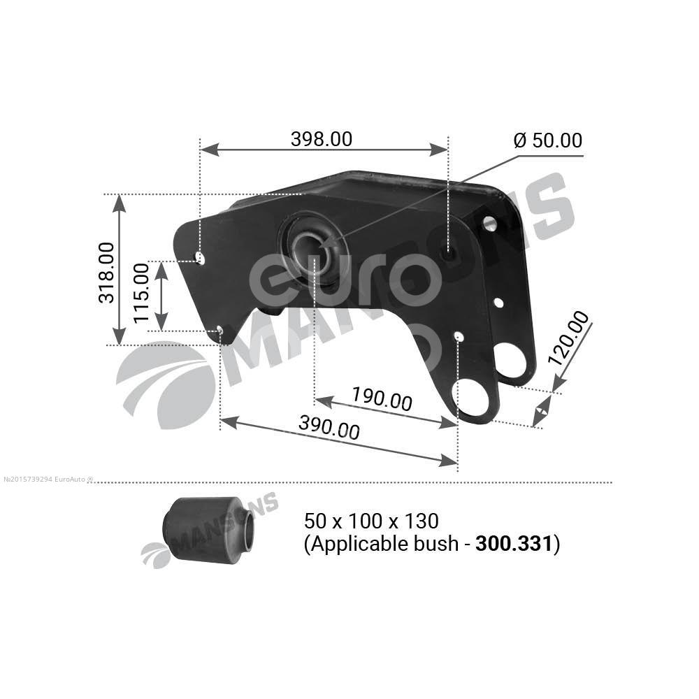 10.16227 DT Spare Parts Балансир от производителя по спец цене купить в  Новосибирске