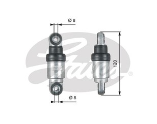 Натяжитель ремня для BMW 3-serie E46 1998-2005 новый