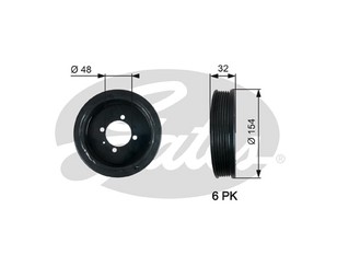 Шкив коленвала для Opel Meriva 2003-2010 новый