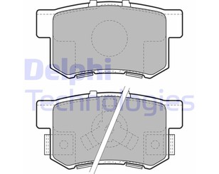 Колодки тормозные задние дисковые к-кт для Honda Accord Coupe USA 1998-2003 новый