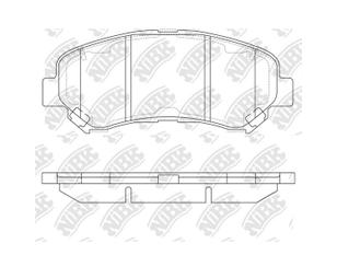 Передние тормозные колодки Nissan Ashqai (J11) цена оригинала и комплект Передние тормозные колодки Nissan Qashqai j11 в Москве
