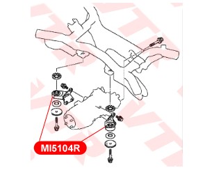 Сайлентблок редуктора для Mitsubishi ASX 2010> новый