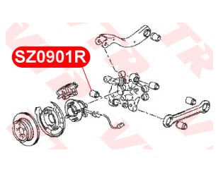 Сайлентблок заднего поворотного кулака для Suzuki Grand Vitara 2005-2015 новый