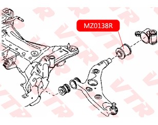 Сайлентблок переднего рычага задний для Mazda CX 5 2012-2017 новый