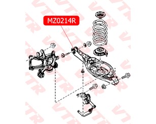 Сайлентблок заднего попер. рычага для Mazda CX 5 2012-2017 новый