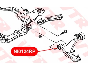 Сайлентблок переднего рычага передний для Nissan Murano (Z50) 2004-2008 новый