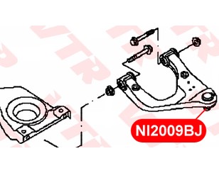 Опора шаровая нижняя передней подвески для Nissan Navara (D40) 2005-2015 новый