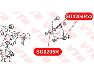 Сайлентблок заднего верхнего рычага для Subaru Impreza (G12) 2007-2012 новый
