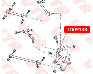 Сайлентблок заднего поворотного кулака для Lexus IS 250/350 2005-2013 новый