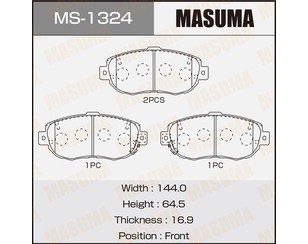 Колодки тормозные передние к-кт для Lexus IS 200/300 1999-2005 новый